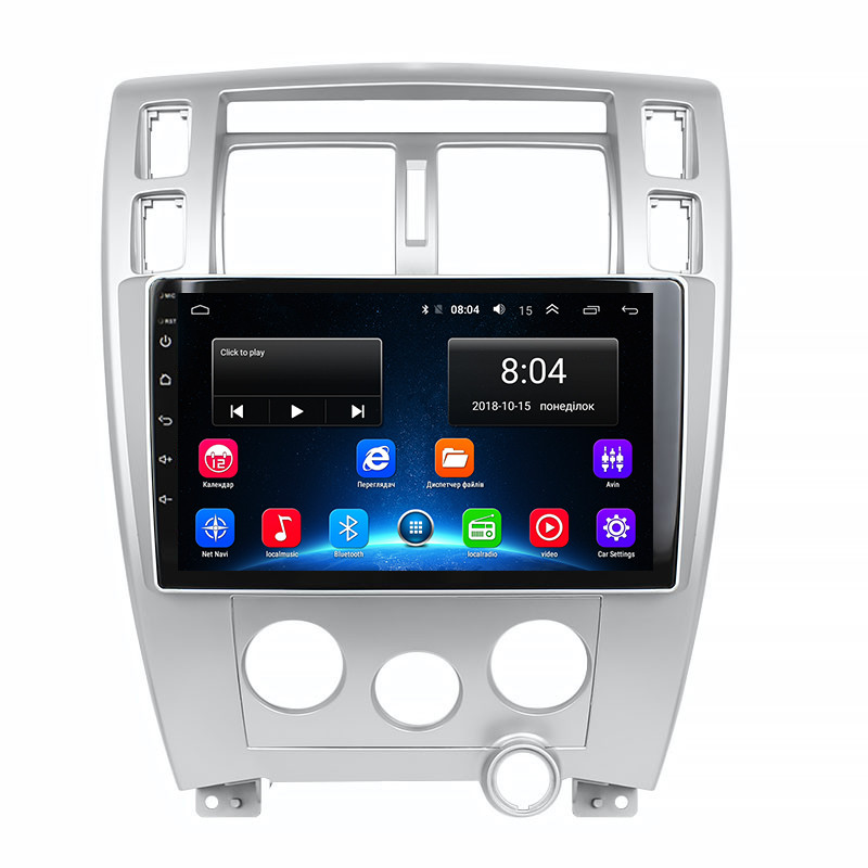 Штатна магнітола Lesko для Hyundai Tucson I 2004-2010 екран 10" 2/32Gb/ Wi-Fi Base GPS Android