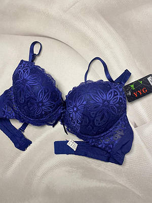 Жіночі мереживні YYG сині чашка В