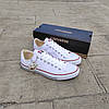 Converse Chuck Taylor All Star White кеди конверси низькі текстильні літні чоловічі, фото 8
