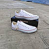 Converse Chuck Taylor All Star White кеди конверси низькі текстильні літні чоловічі, фото 10