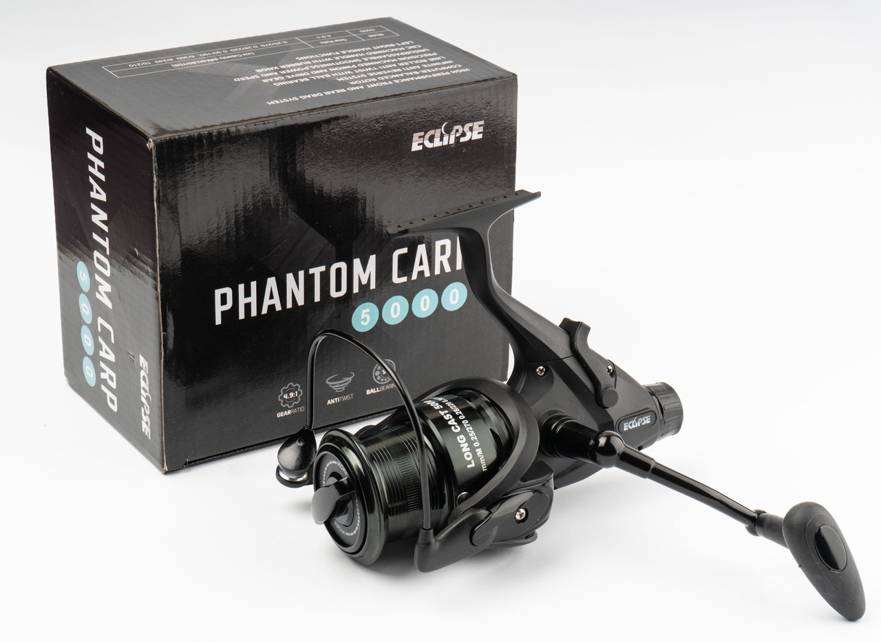 Котушка Карпова Eclipse 5000 Phantom CARP 9+1bb конусна шпуля, фото 1