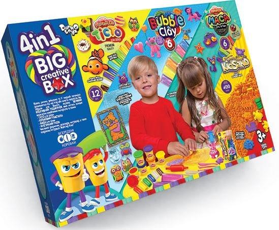 Набір креативної творчості "4в1 Big Creative Box" №BCRB-01-01U/DankoToys/(4)