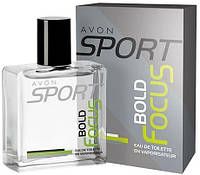 Туалетная вода мужская Avon Sport Bold Focus, Эйвон Спорт Болд Фокус, 50 мл