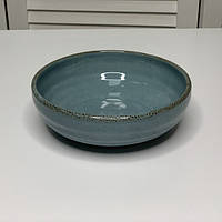 Тарелка для риса синяя / Пиала синяя 15,5 см (Pro Ceramics) Лофт