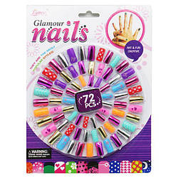 Накладні нігті "Glamour Nails" (72 шт.)