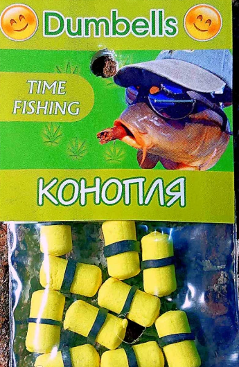 

Мини-бойлы TimeFishing dumbbells Конопля