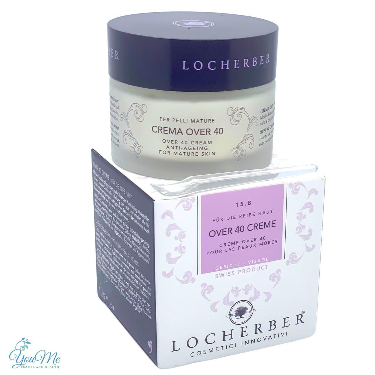 Locherber Crema Over 40 — крем для зрілої шкіри, сприяє омолодженню Логорбер 50 мл