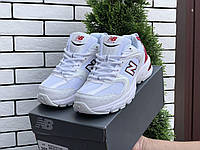 Мужские летние легкие кроссовки белые New Balance Abzorb 530 ТОЛЬКО 43 44 размер