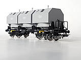 Piko 54450 модель спецвагона для перевезення сипких вантажів, масштабу 1:87,H0, фото 4