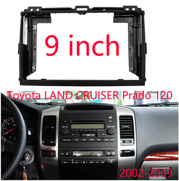 Перехідна рамка під магнітолу 9 дюймів Toyota Land Cruiser Prado 120 2002-2009 Lexus GX 470 Carav 22-002 рамка на тойота прадо 120