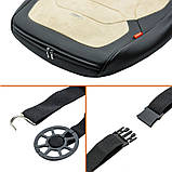 Накидки на сидіння авто 5D ELEGANT VERONA 700 144 бежеві (алькантара + екошкіра) ПОЛЬША, фото 4