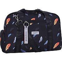 Дорожная удобная черная текстильная сумка с плечевым ремнем для поездок, спортивная сумка для тренировок