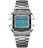 Прикольний жіночий годинник срібний, модний жіночий модний годинник із металевим ремінцем, фото 4