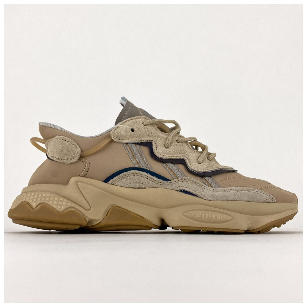 Чоловічі / жіночі кросівки Adidas Ozweego Adiprene Brown, коричневі кросівки адідас озвіго адіпрен, фото 1