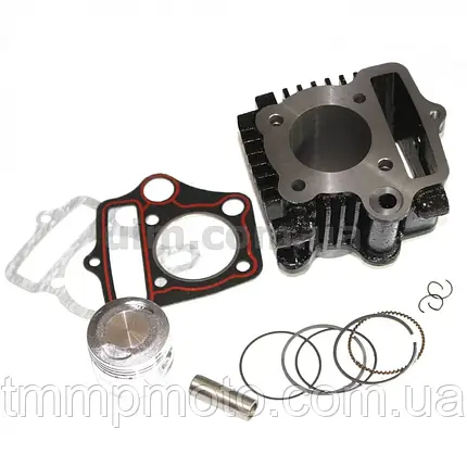Поршнева для мопеда (циліндр дельта 72куб ) Дельта 72см3 в зборі 47mm ТММР, фото 2