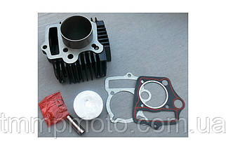 Поршнева для мопеда (циліндр дельта 72куб ) Дельта 72см3 в зборі 47mm ТММР, фото 3