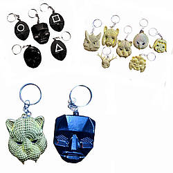 Брелок метал "Гра в кальмара"