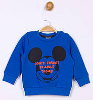 Свитшот «Mickey Mouse, 18-24 мес, 86-92 см, синий». Производитель - Disney (MC18334)