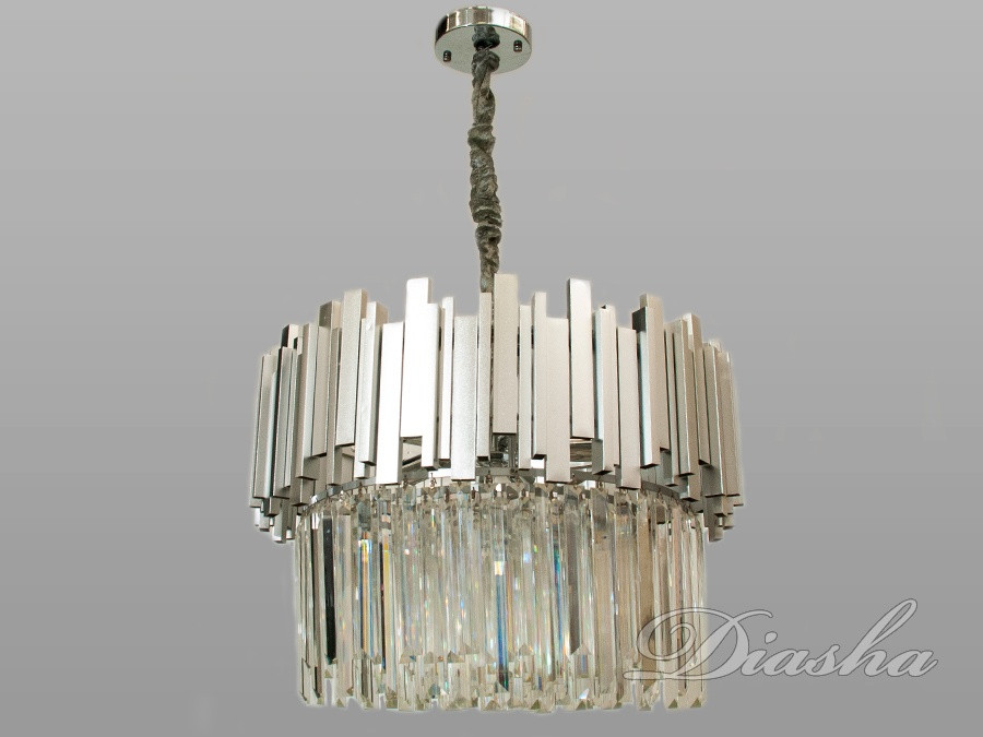 Сучасна кришталева люстра 901-500SL satin, фото 1