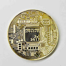 Монета сувенірна Biscoin, колір: золото, фото 2
