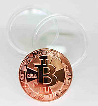 Монета сувенірна Bittoin, колір: мідь, фото 2