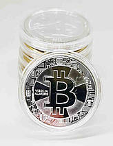 Монета сувенірна Biscoin, колір: срібло, фото 3
