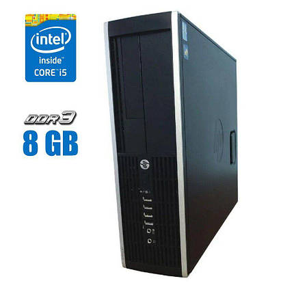 Комп'ютер HP Compaq 6200 Pro SFF/Intel Core i5-2400S (4 ядра по 2.5 — 3.3 GHz) / 8 GB DDR3 / 320 GB HDD /, фото 1