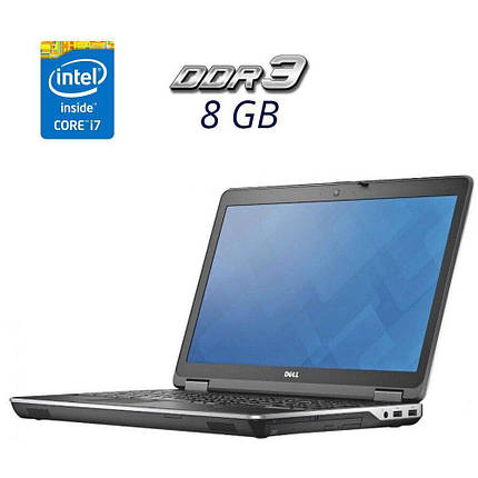 Dell Latitude E6540 / 15.6" TN / Intel Core i7-4600M / 8 GB RAM / 1000 GB HDD / Radeon 8790M 2GB / 2 слоти, фото 1