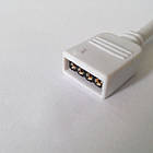 Конектор для світлодіодних стрічок OEM №10 10mm RGB joint joint-F wire (зажим-провід-зажим папа), фото 2