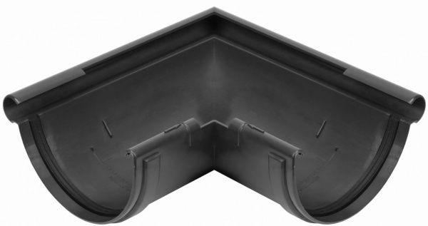 Кут жолоба зовнішній 90° GIZA графітовий