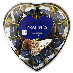 Цукерки праліне молочні Маітре Maitre praline milch 165g 8шт/ящ (Код: 00-00010331)