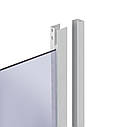 Душова кабіна Lidz Wawel SC90x90.SAT.LOW.GR, скло тон. 4 мм + Lidz Душовий піддон KAPIELKA ST90x90х14, фото 5