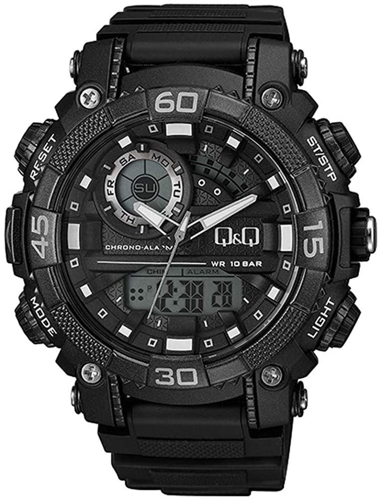 Годинник чоловічий Q&Q GW87J010Y тактичний водостійкий