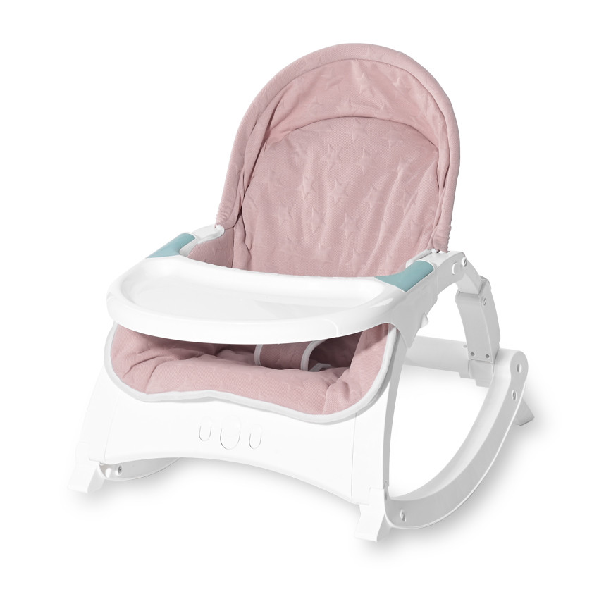 Кресло-качалка 3в1 Lorelli Alex With Table Cameo Rose Stars