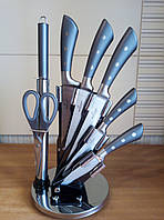 Набор кухонных ножей из нержавеющей стали Bohmann с подставкой