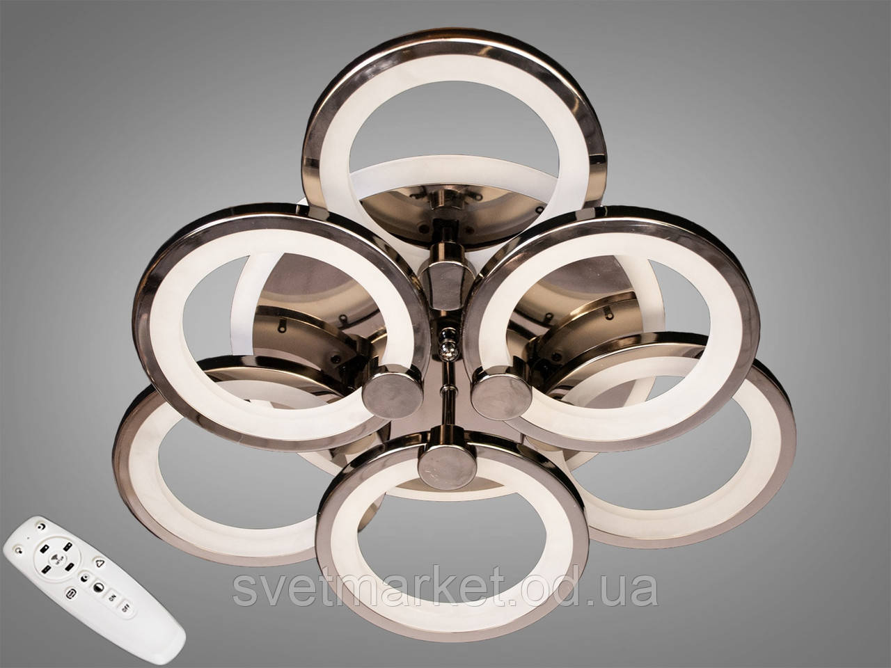 LED-люстра з димером і RGB-підсвіткою 8022/3+3BHR LED RGB dimmer