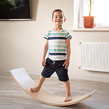Дитячий балансборд Рокерборд використовується як тренажер для розвитку та поліпшення координації ⁇  рівноваги  ⁇.Топ!