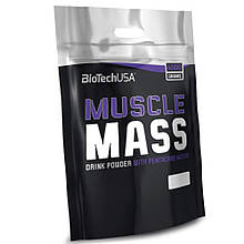 Високовуглеводний гейнер для набору ваги BioTech Muscle Mass 4000 г