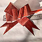 Бантик для прикраси подарунків червоний 1 шт., фото 2