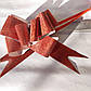 Бантик для прикраси подарунків червоний 1 шт., фото 6