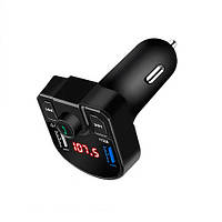 Автомобильный FM-модулятор Bluetooth 3.0 Handsfree 2x USB MicroSD, M9