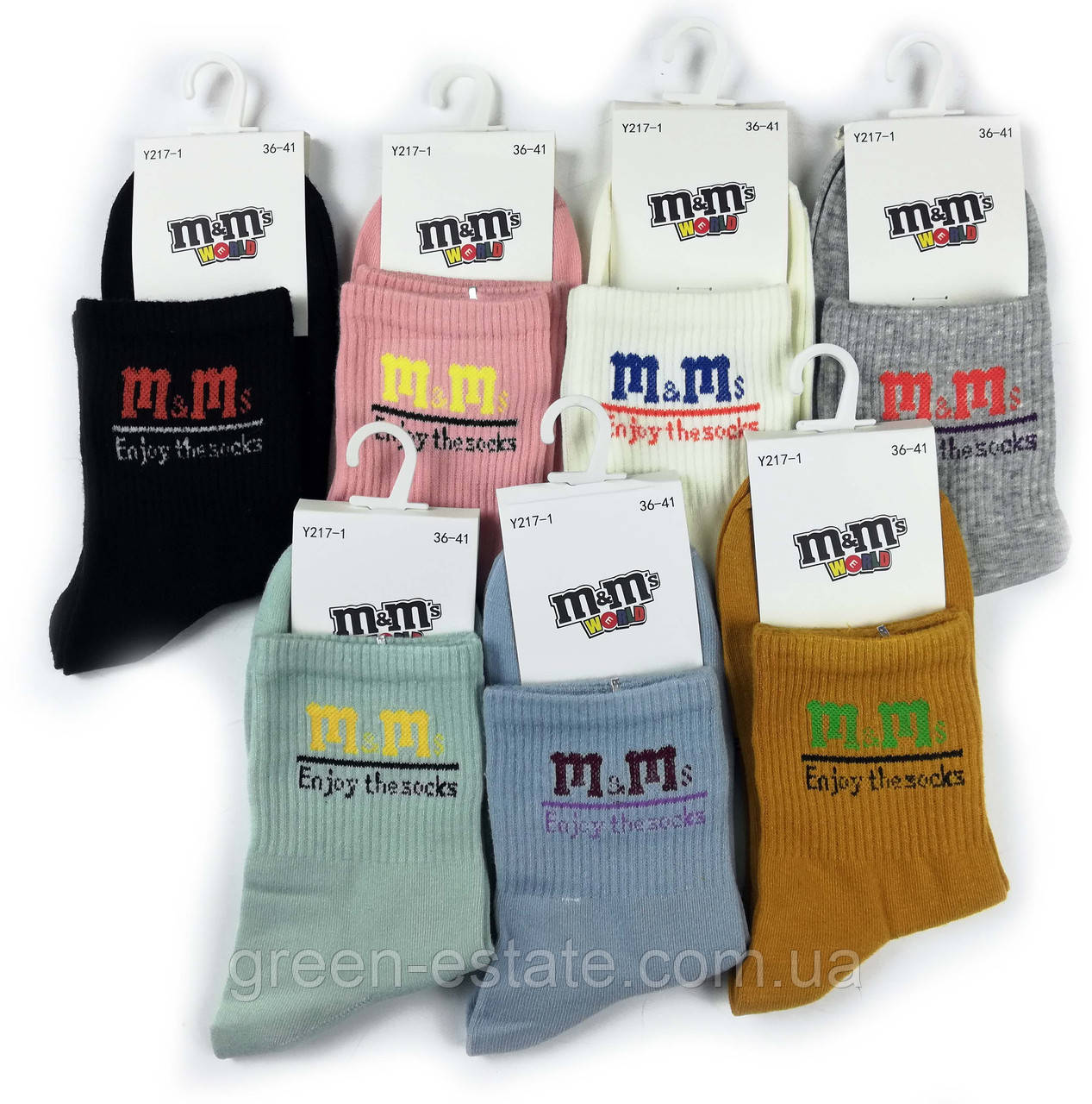 Шкарпетки жіночі M&m's асорті р. 36-41