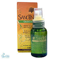 Масло Oliocalm Sanotint защищает кожу головы от раздражения до, во время и после окрашивания Санотинт 60 мл