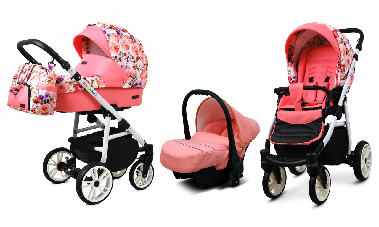 Дитячий візочок 3в1 BabyLux Color Lux