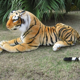 Мягкая игрушка "Тигр" 70 см. Реалистичная игрушка. - фото 4 - id-p251083644