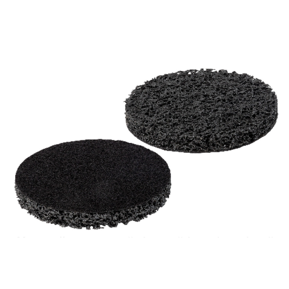 Круг зачисний з нетканого абразиву (корал) (Ø125мм, на липучці чорний-м'який) ТМ SIGMA, фото 1