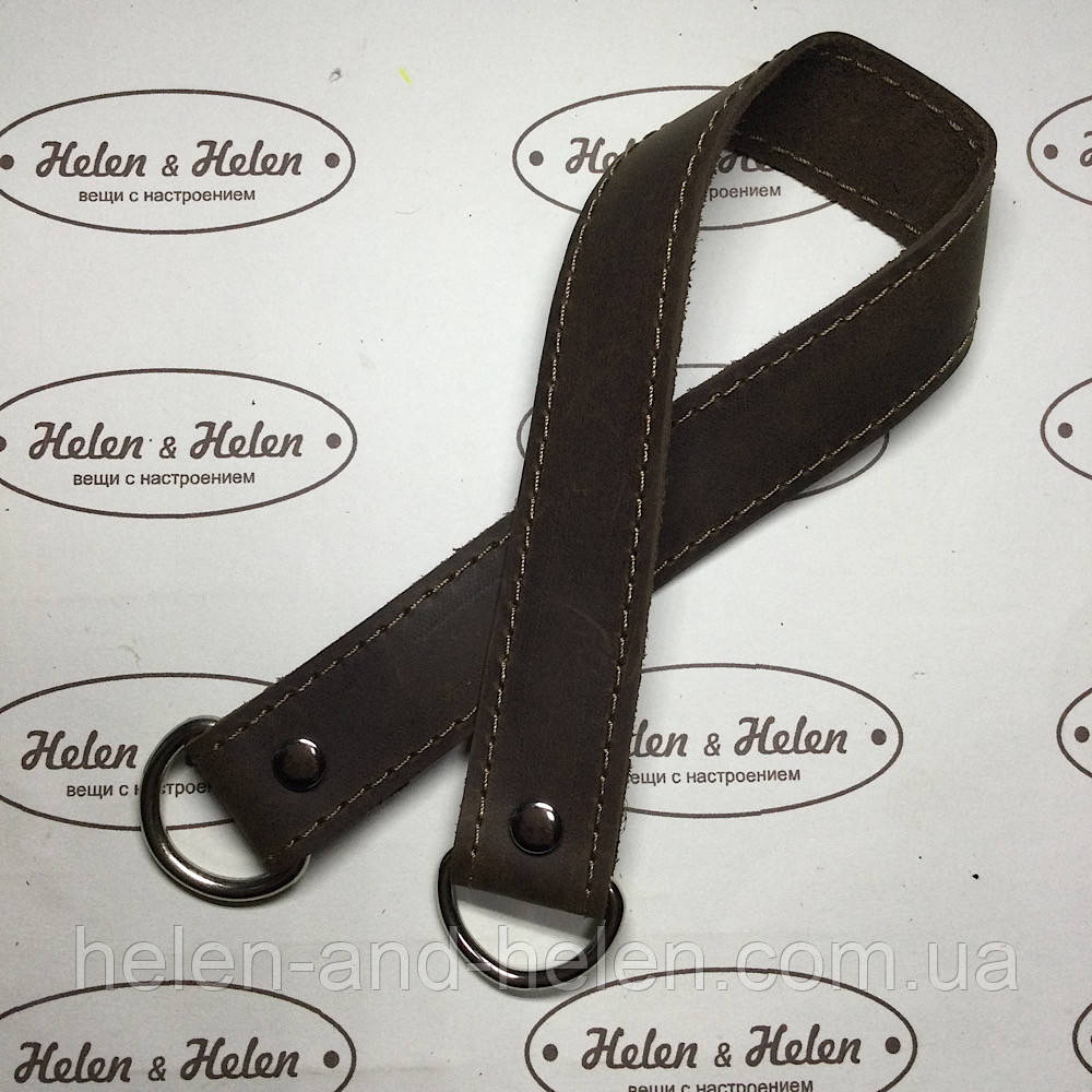 Ручка на півкільцях 40*2,5 (2). Коричневий, фото 1