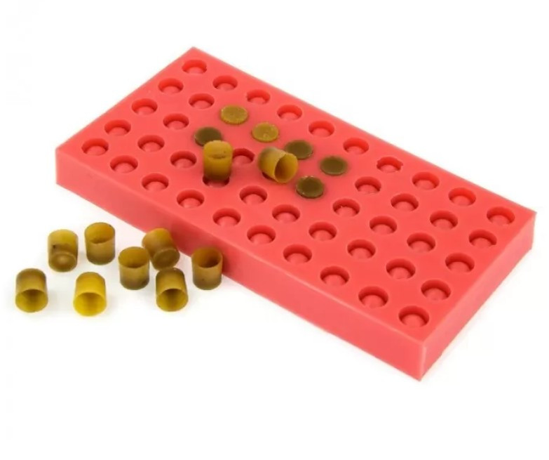 Форма для виготовлення воскових мисочок №3 (50шт. тонкостінні Нікот)