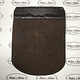 Клапан для рюкзака "Букет". Коричневий, фото 2