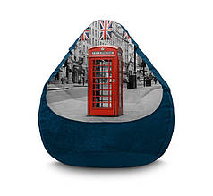Крісло мішок "London. Phone station" Флок